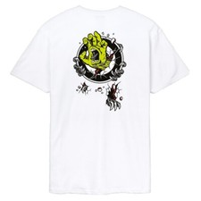 T-Shirt Santa Cruz Roskopp Screaming Target White - Maglietta a Maniche Corte