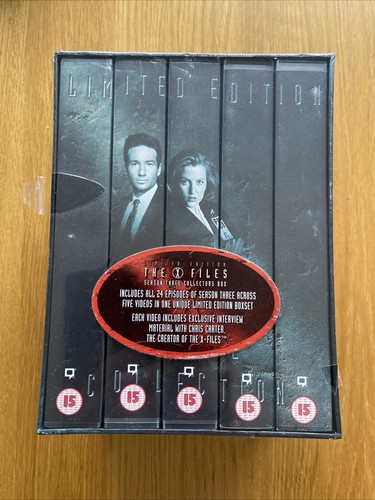 The files season vhs box - season,