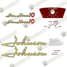 Johnson 1958 decalcomania motore fuoribordo vintage (più stili) 3M grado marino