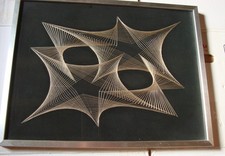 Tableau string art fils tendus
