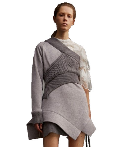 Burberry runway abito felpa - burberry,