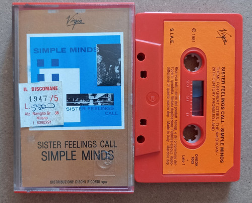 Musicassetta simple minds - mc,