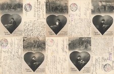 5 x cartolina saluti fedeli