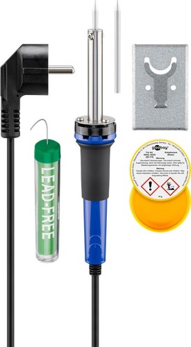 Set saldatore 30w con - saldatore,
