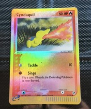 Pokémon Ex Sandstorm Cyndaquil e-series Reverse Holo 59/100 ENG Exc+