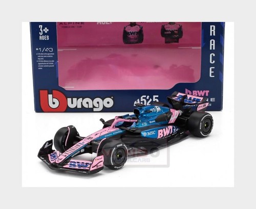 Burago alpine a525 10 - burago, f1