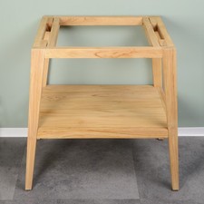 Lavabo in legno di teak