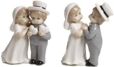 12 PEZZI Coppia sposi Cake