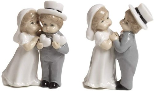 Pezzi coppia sposi cake - 12,