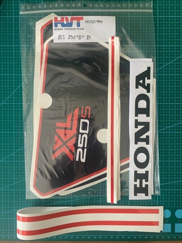 Honda xls 250 grise stickers - honda,
