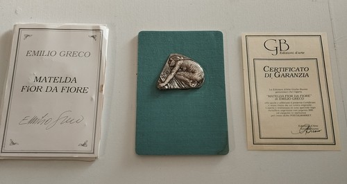 Placca metallo argentato - metallo,