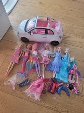 Lotto barbie con macchina - barbie, e