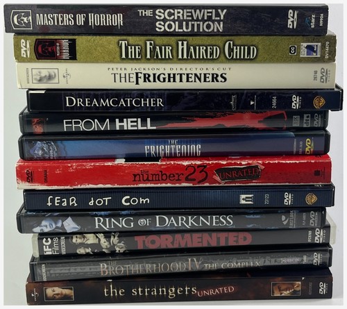 Horror dvd lot1 masters - lot1, of