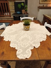 Centrotavola All'uncinetto Vintage Ecru artigianale