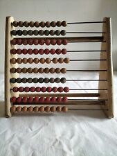 Pallottoliere  Abaco Legno Vintage - Metà anni 30 - Calcolo 10 file