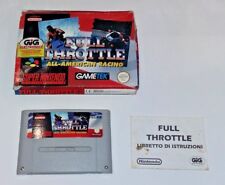 Full Throttle: All-American Racing SNES SUPER NINTENDO USATO