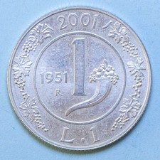 REPUBBLICA ITALIANA LIRA 2001