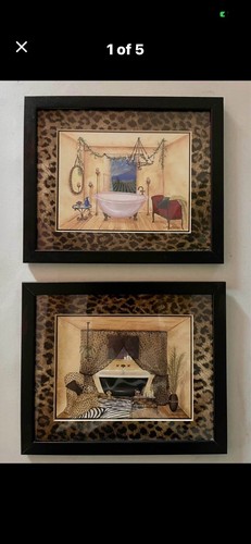 Set quadri bagno stampa