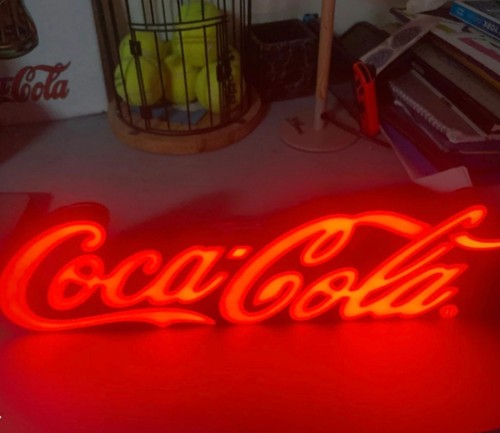 Insegna luminosa coca cola - insegna,