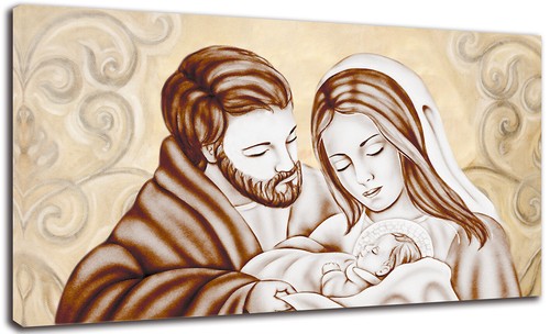 Quadro moderno capezzale sacra - quadro,