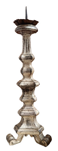 Antico candeliere candelabro