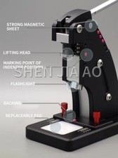 Taglierina pressa manuale silenziosa, pelletteria fatta a mano, punzonatrici