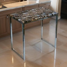 Tavolo in agata decorativo