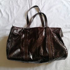Borsa a spalla in pitone