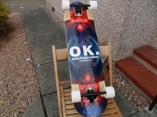SKATEBOARD COMPLETO OK TEAM MODELLO 35,5X9,5" LONGBOARD/CRUISER