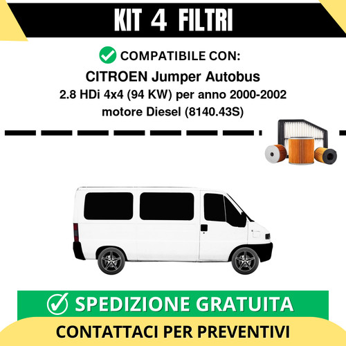 Kit filtri tagliando - kit, 4