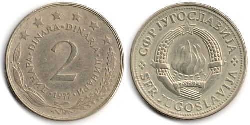 Jugoslavia dinara 1977 - jugoslavia,
