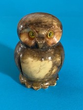 Gufo alabastro vintage - in,