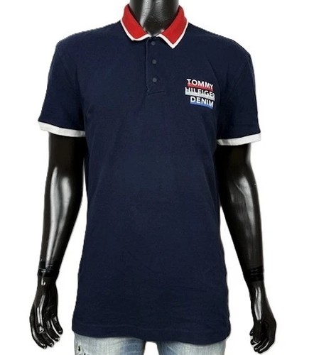 Tommy hilfiger polo uomo blu - tommy,