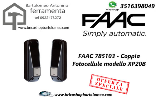 Faac 20b fotocellula - faac,