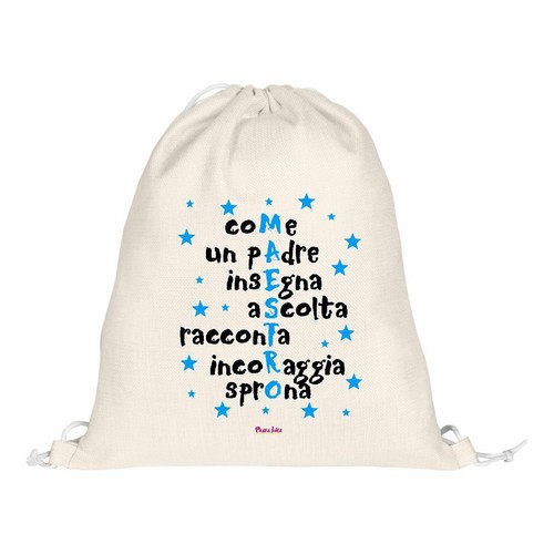 Zaino poliestere 36x40 beige - zaino,