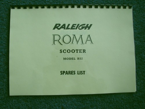 Elenco ricambi raleigh roma - elenco,
