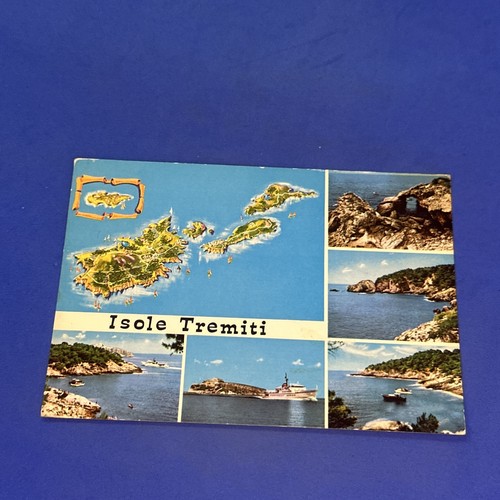 Isole tremiti cartolina a - tremiti,
