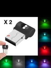 2 X Luce Mini  LED USB RGB