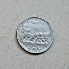 1921 RIGATO 50 centesimi