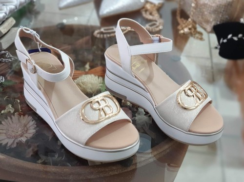 Sandali donna oro renato - sandali,