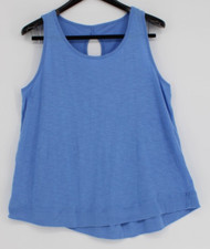 THE SWEATSHIRT PROJECT Canotta Donna Taglia L Blu Foro Chiave Schiena Senza Maniche