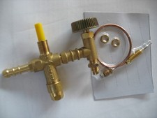 VALVOLA TERMOCOPPIA cm 45 RUBINETTO PER FORNELLONE IN GHISA A GAS GPL BOMBOLA