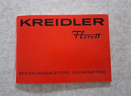 Kreidler florett manuale - kreidler,