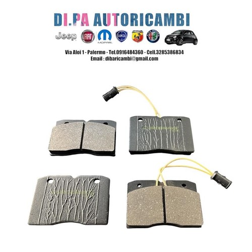 Pastiglie freno anteriore alfa - pastiglie,