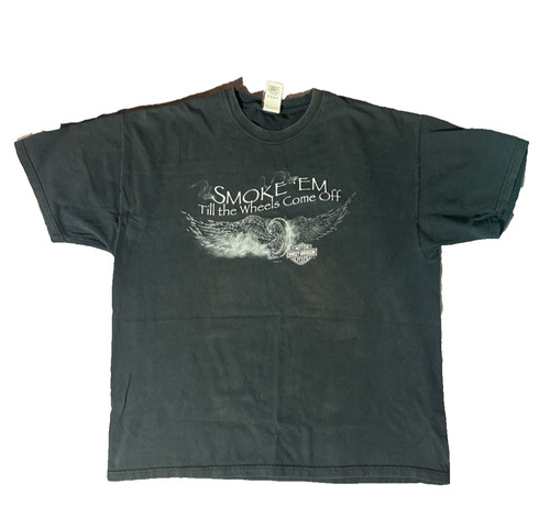 Shirt harley davidson smoke - t-shirt,