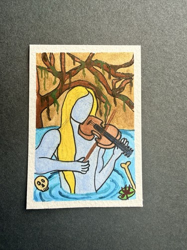 Carta artistica originale aceo - carta,