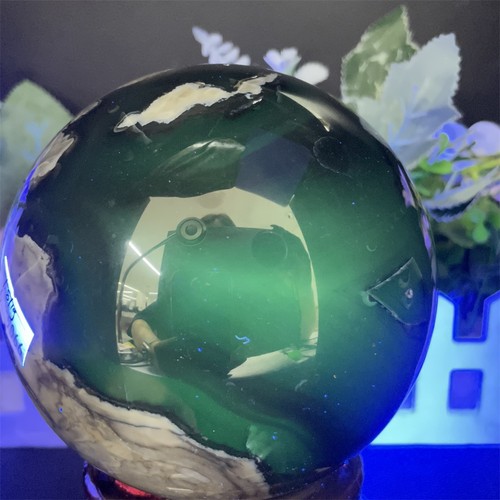 Sfera agata fluorescente 9 - fluorescente, 3,9
