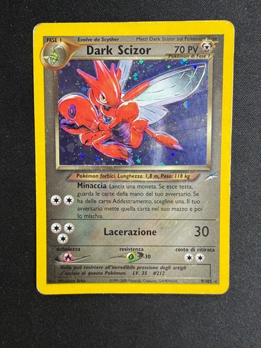 Pokemon dark scizor 105 neo - pokemon,