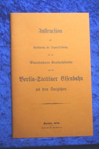 Istruzioni per segnale ordnung - istruzioni,