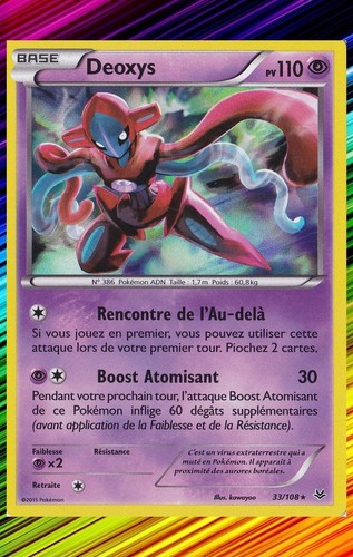 Deoxys holo xy6 - deoxys,